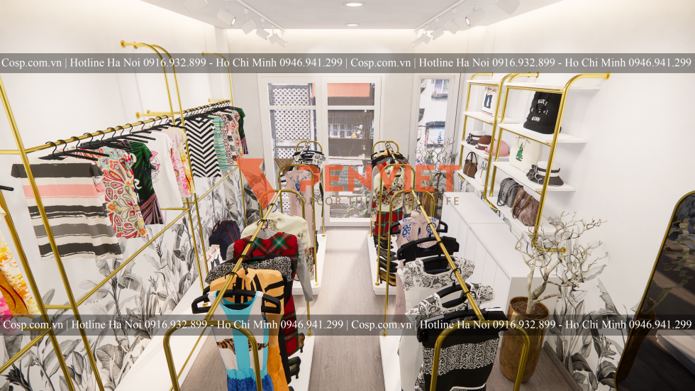 ​Thiết kế những lối đi nhỏ tạo sự thuận tiện cho nhân viên và khách hàng