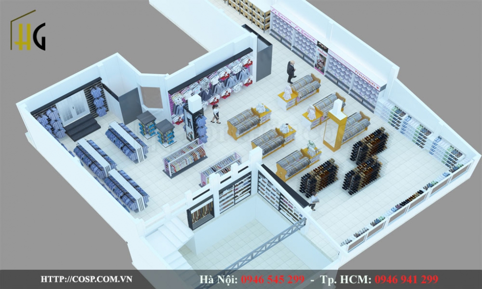 thiet ke shop thoi trang thanh oai 14