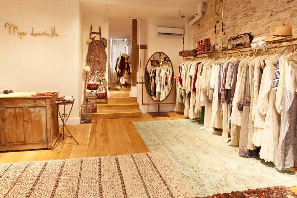 Thiết kế shop thời trang Vintage cho mùa thu thêm sắc màu