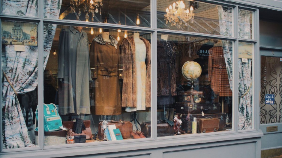 Thiết kế shop thời trang Vintage cho mùa thu thêm sắc màu