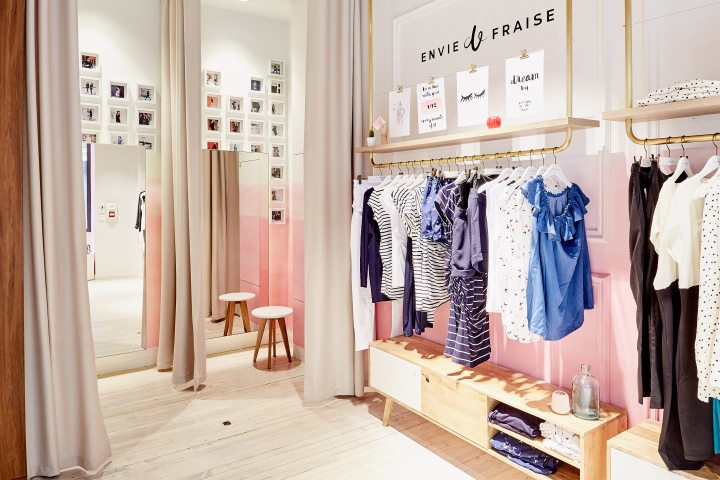 Thiết kế shop thời trang tràn ngập màu hồng tại TP. HCM