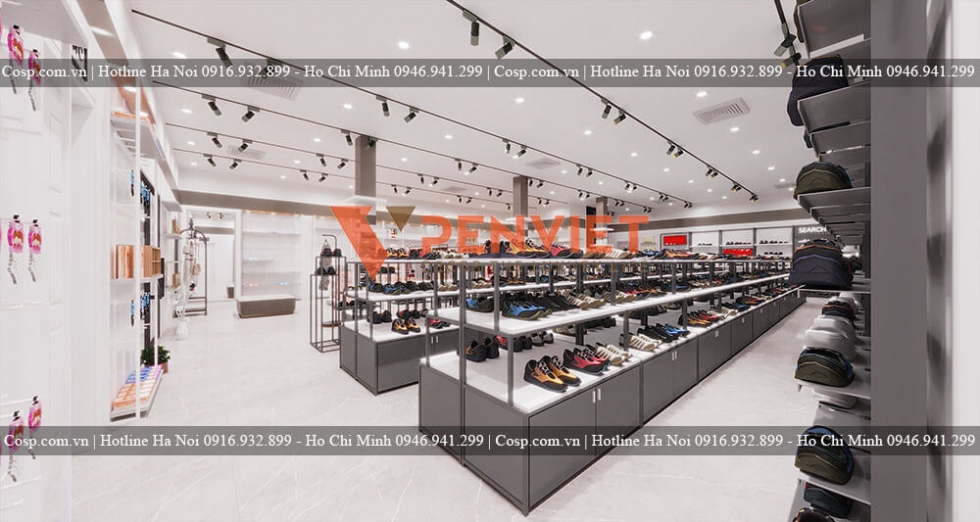 Thiết kế nội thất tầng 4 showroom thời trang - Chí Gái - Bạc Liêu