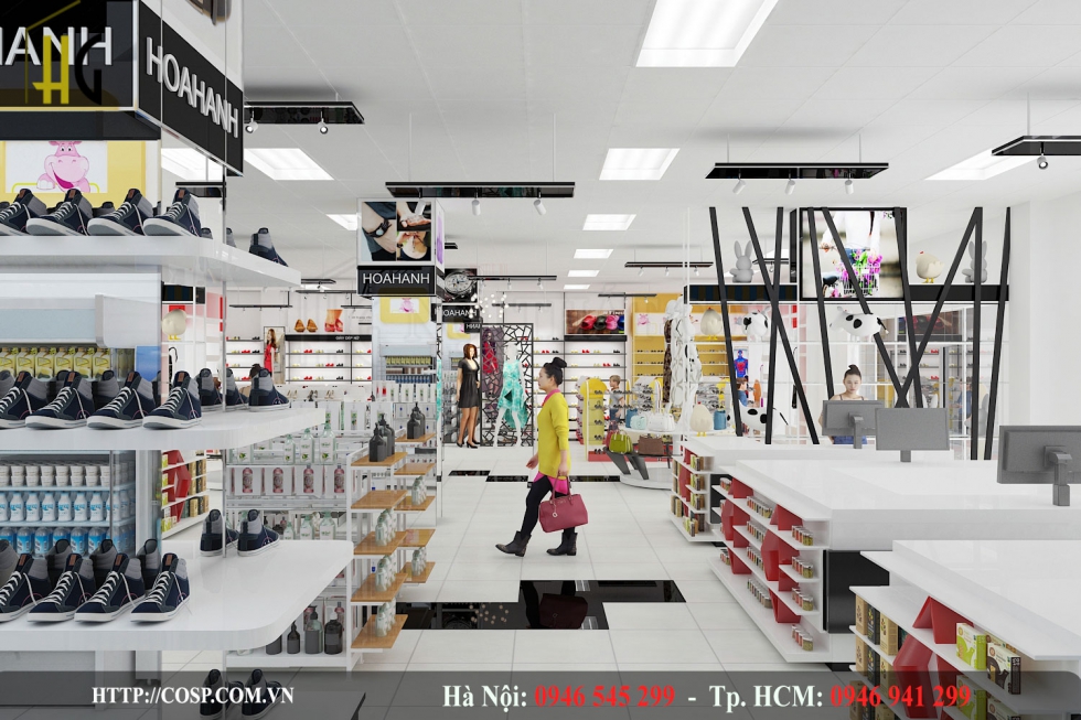 Thiết kế trung tâm thương mại Hòa Hạnh