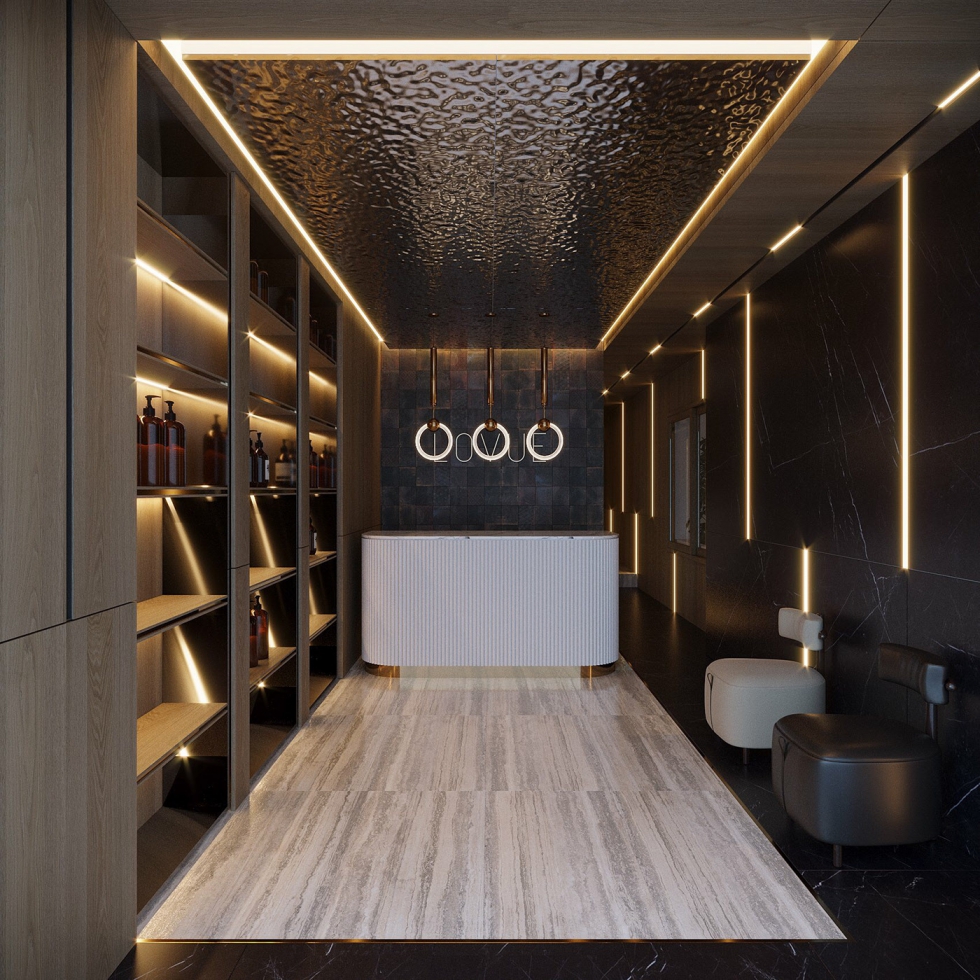 không gian spa đẹp