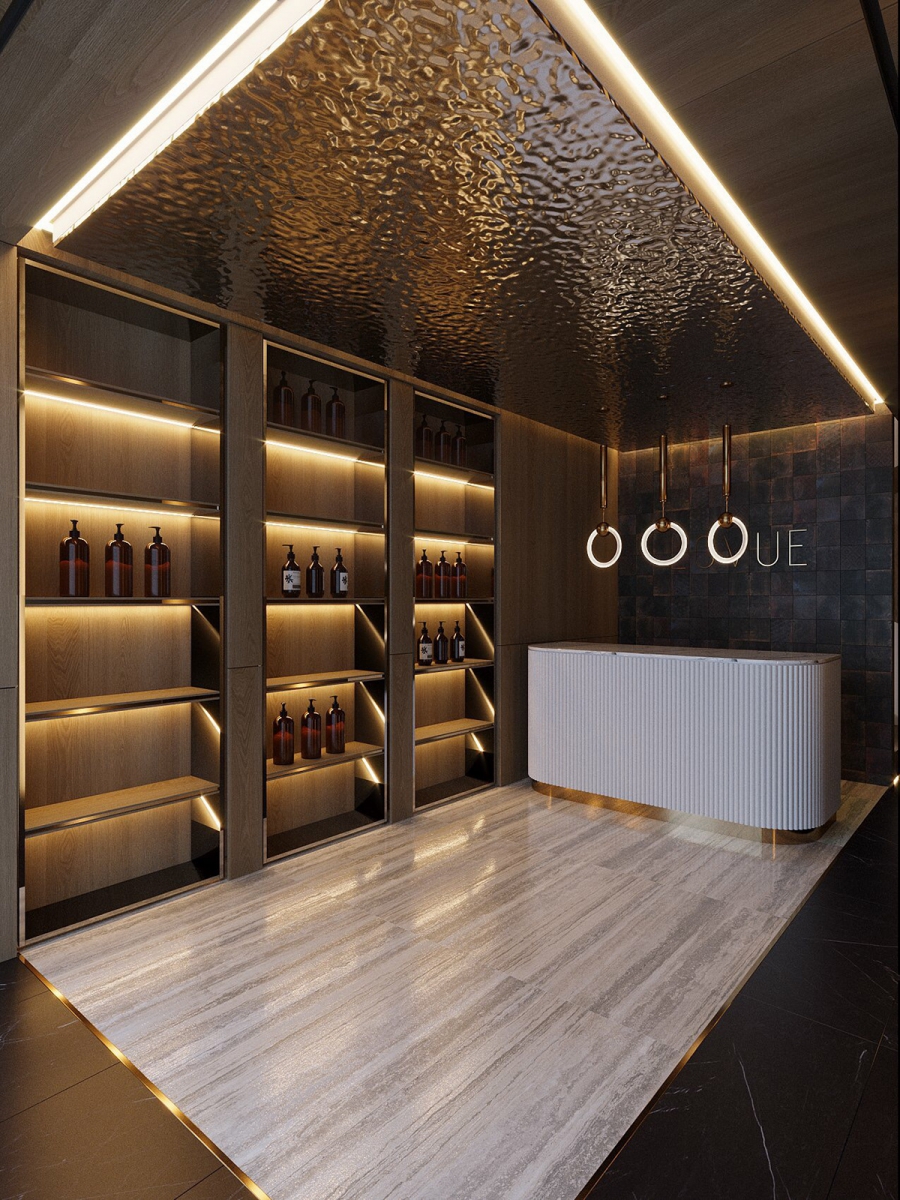 cách trang trí phòng spa