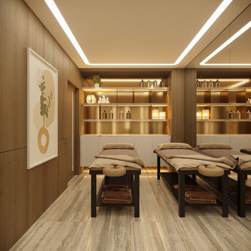 không gian spa kinh doanh đẹp