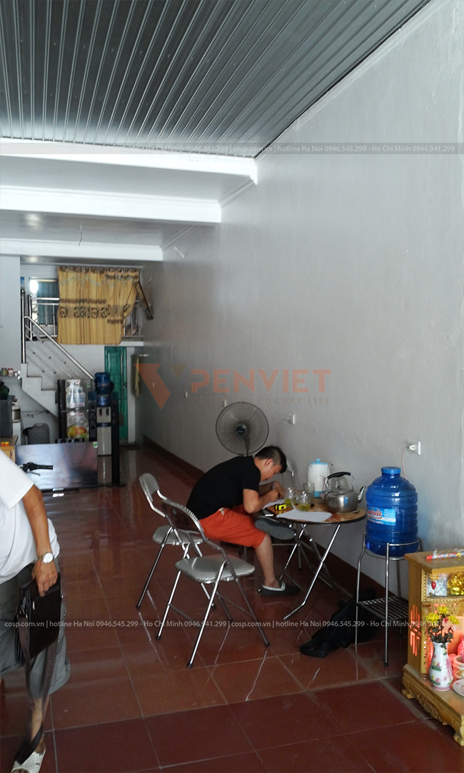 Hình ảnh trước thi công shop đồng hồ anh Cần