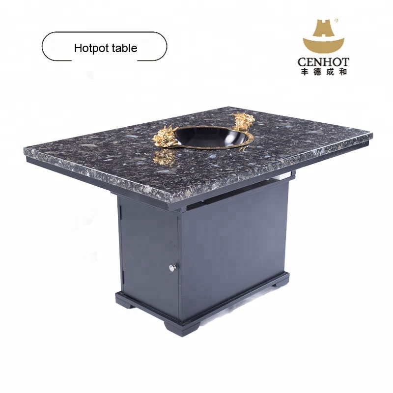 Mẫu bàn lẩu nướng cao cấp