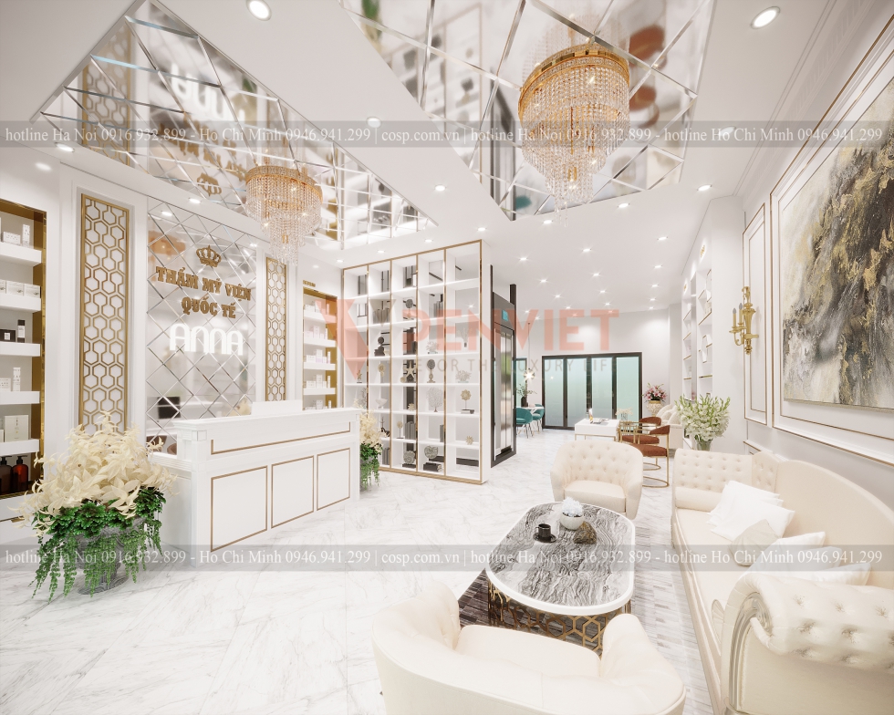 chat lieu gi de tao nen khong gian spa hoang gia 9