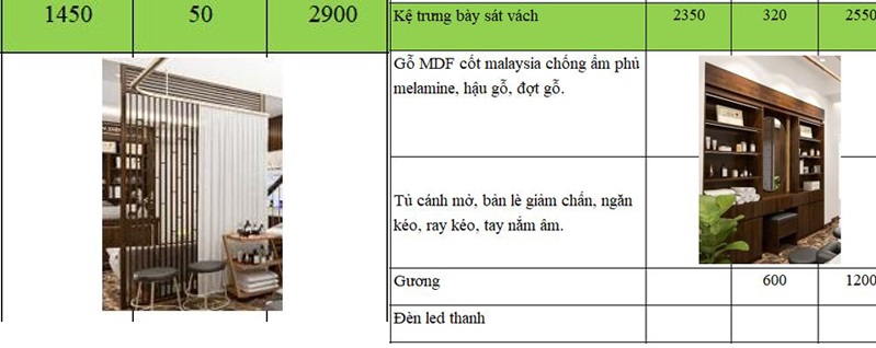 Kệ trưng bày được thiết kế vô cùng đơn giản, sang trọng