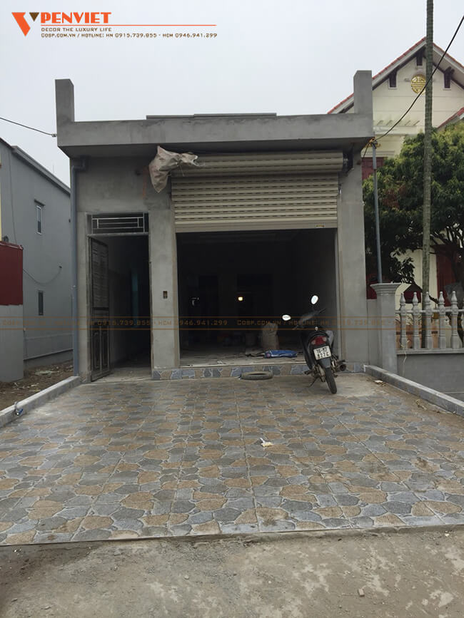 Sử dụng phía trước căn nhà để kinh doanh cửa hàng thuốc