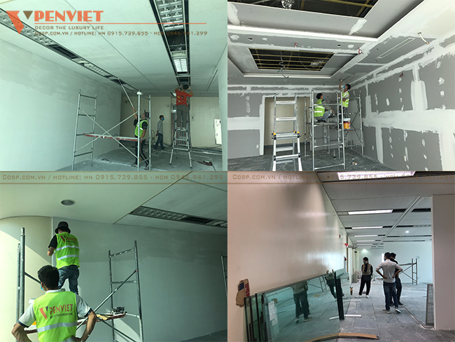 Tiến hành cải tạo mặt bằng