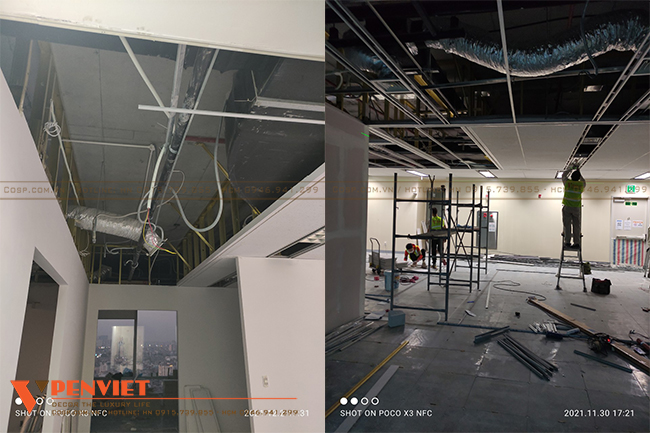 Bố trí lại hệ thống thông gió, điều hòa