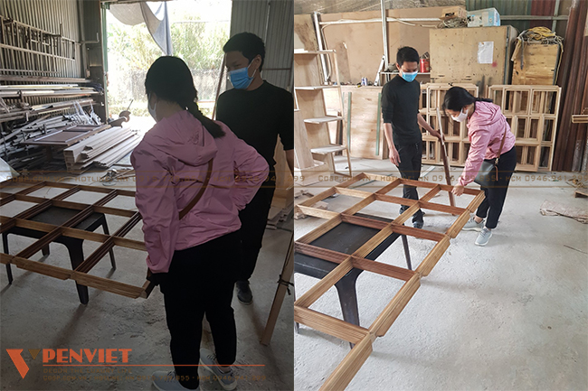 Kiến trúc sư trực tiếp xuống xưởng chỉ đạo sản xuất