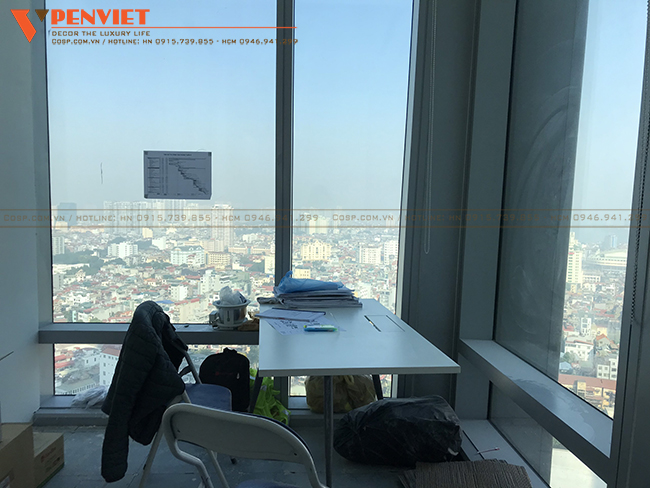 Bố trí khu vực làm việc dã chiến ngay tại công trình