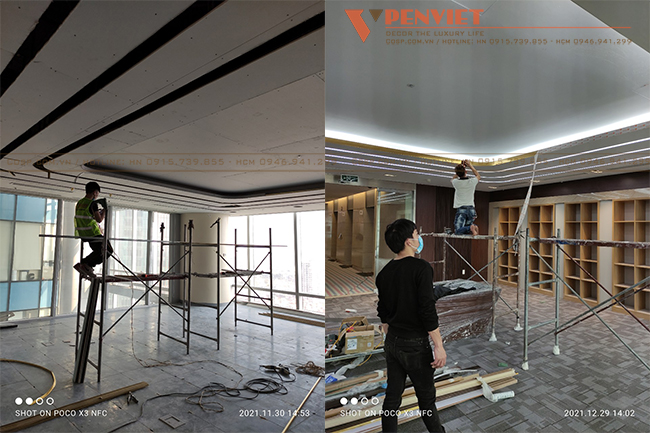 Hoàn thiện từng phần của dự án