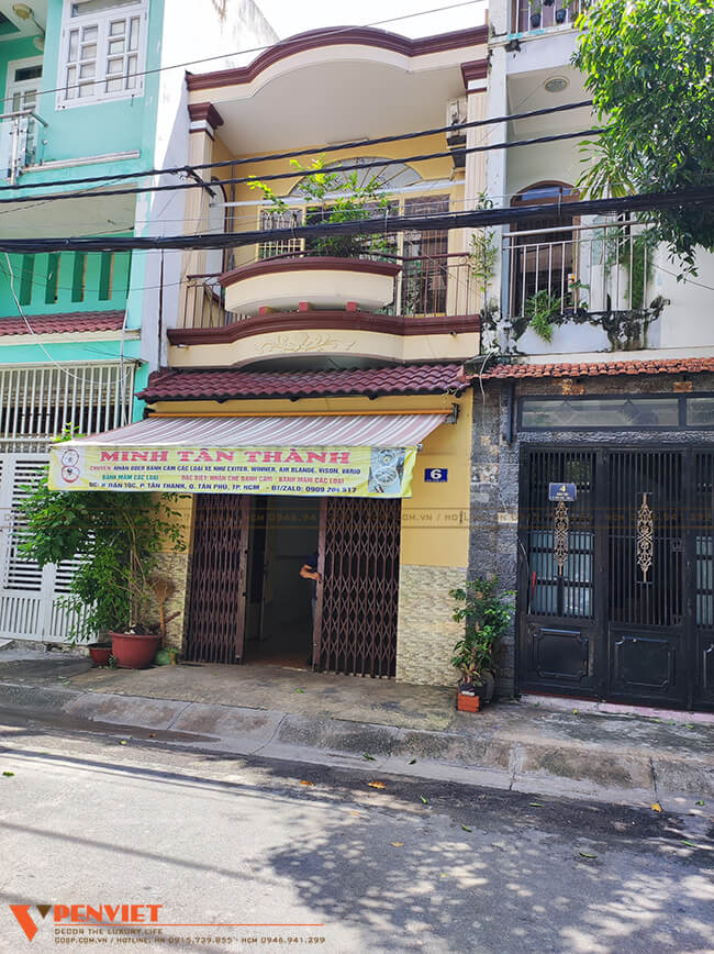 Mặt bằng 2 tầng với tổng diện tích 70m2