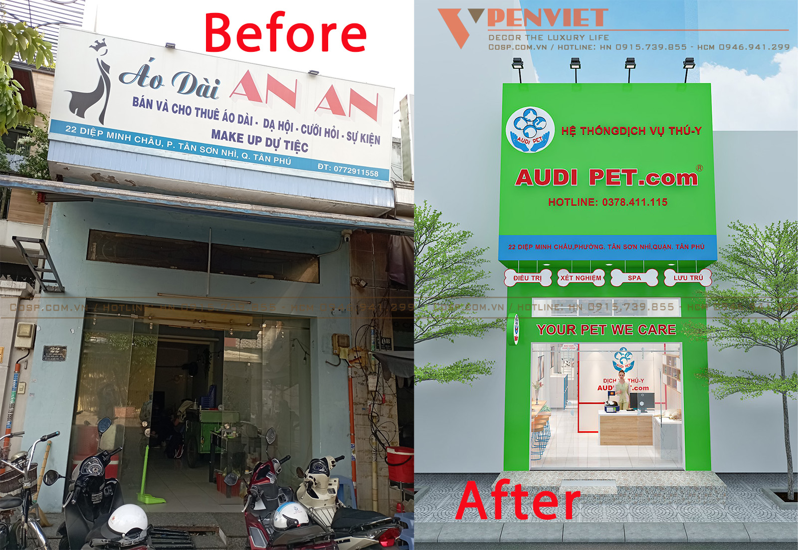 Diện mạo chuyên nghiệp, hiện đại của phòng khám