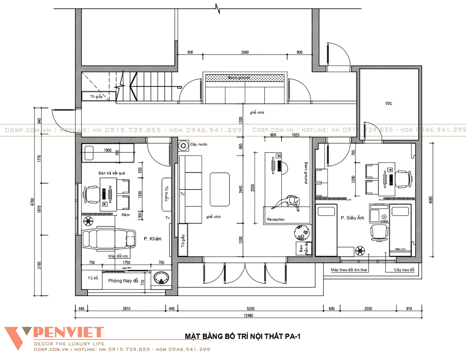 Phương án bố trí lại mặt bằng