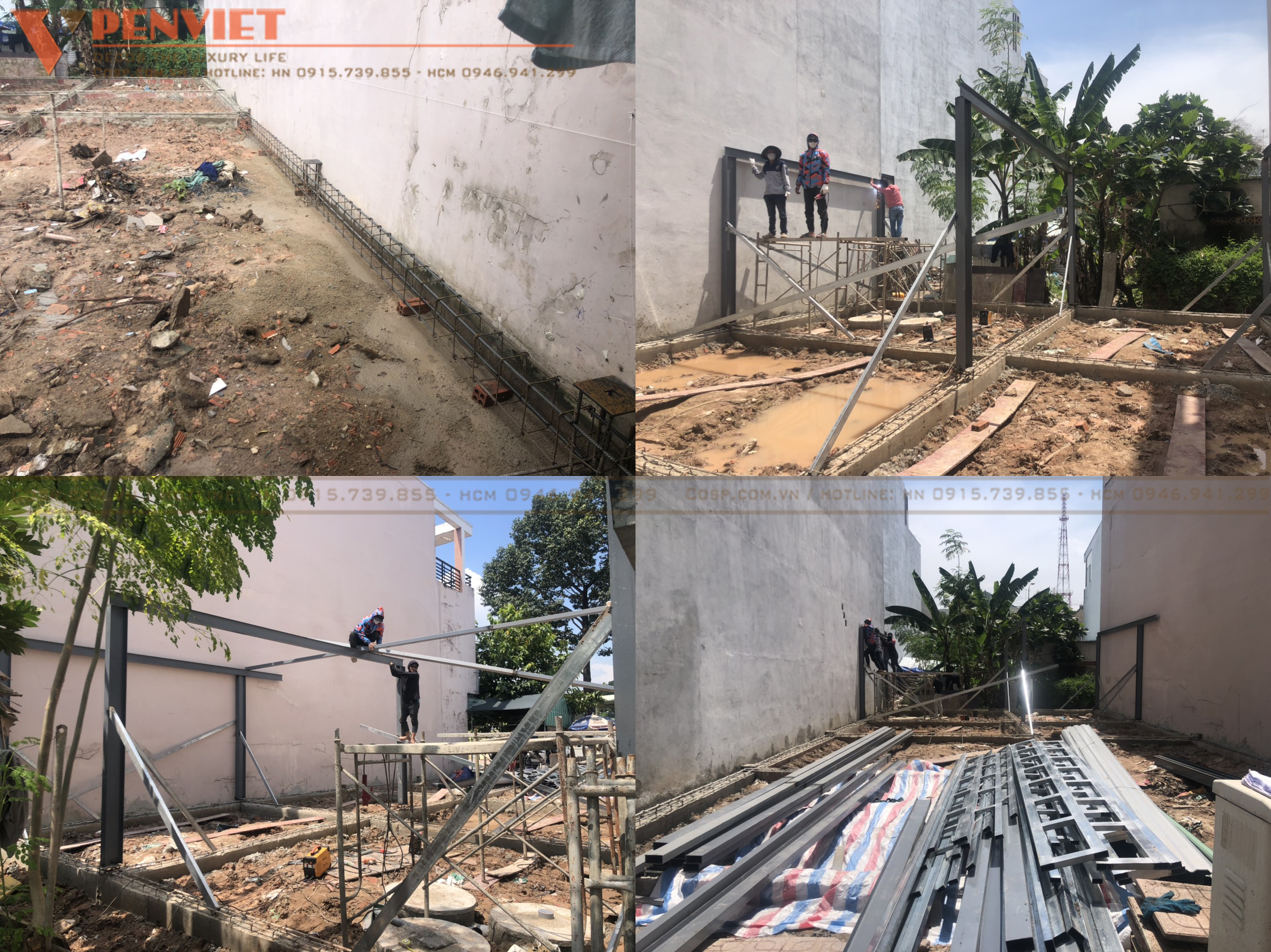 Các công trình xung quanh sử dụng triệt để diện tích đất xây dựng