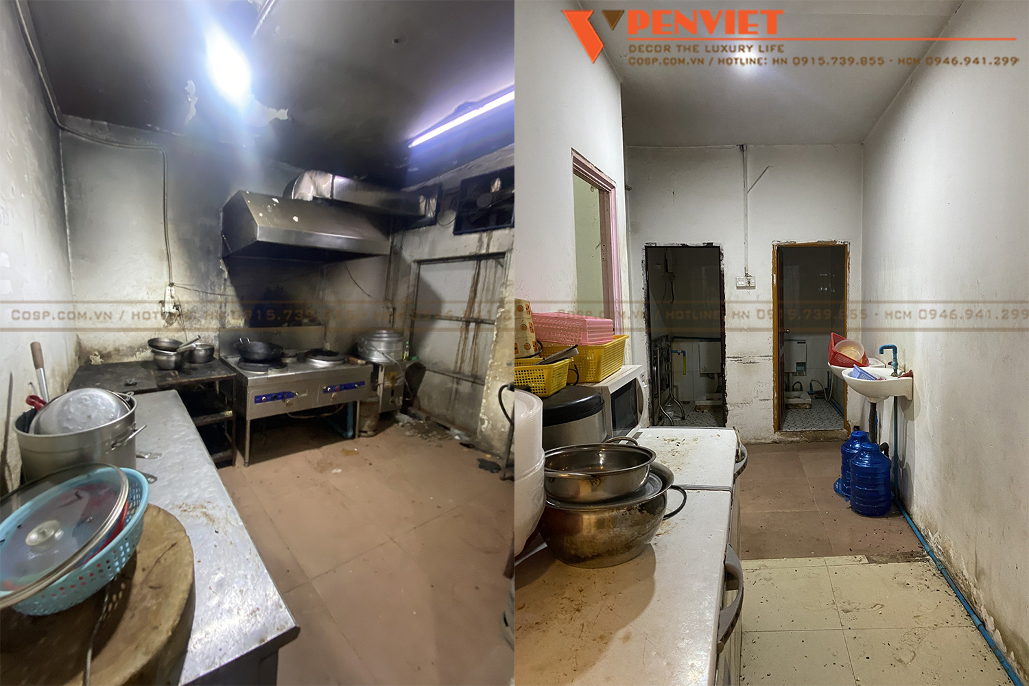 Cửa tiệm cũ không đáp ứng được các tiêu chuẩn về vệ sinh an toàn thực phẩm