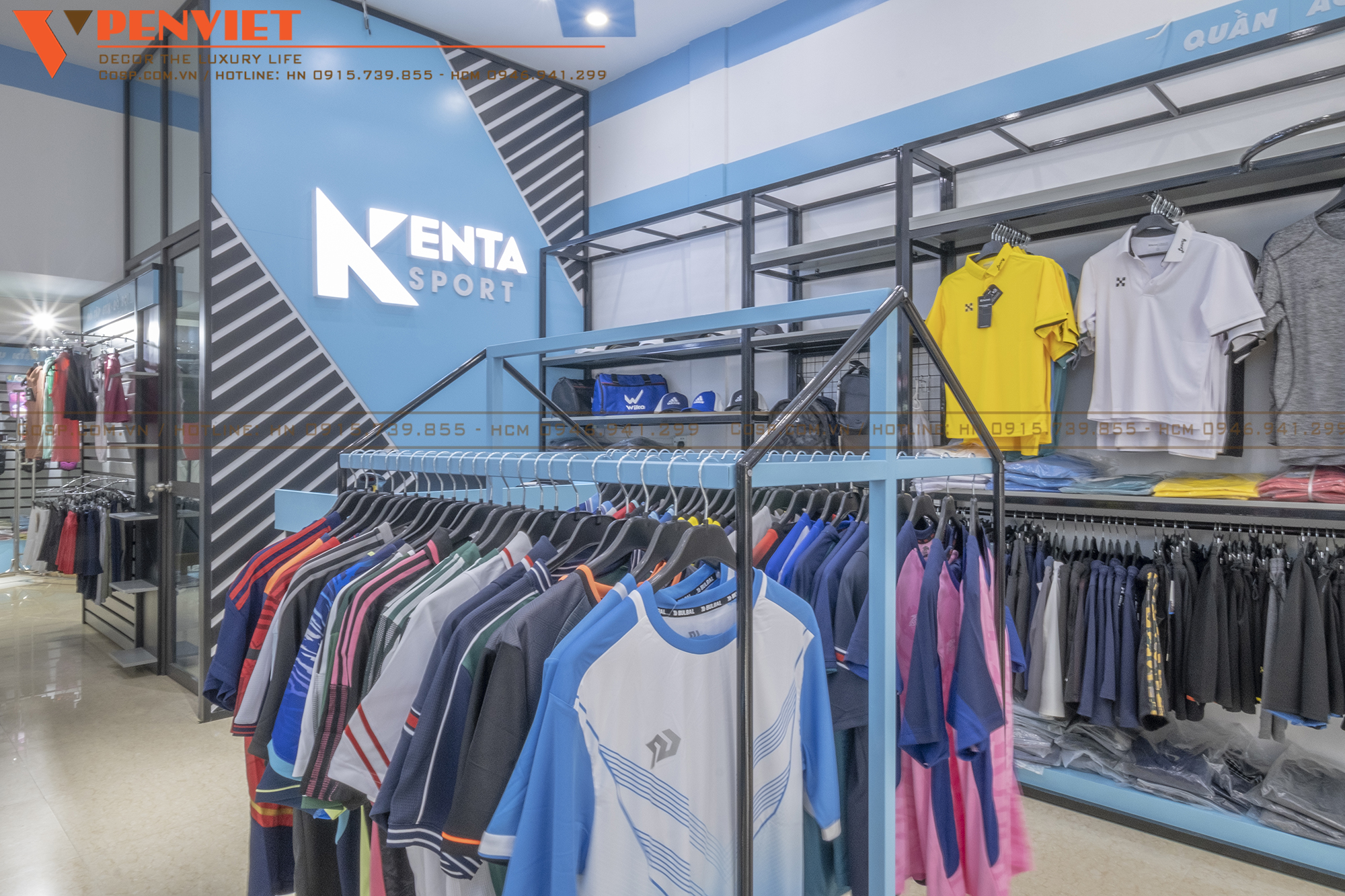 Thiết kế shop thể thao Kenta