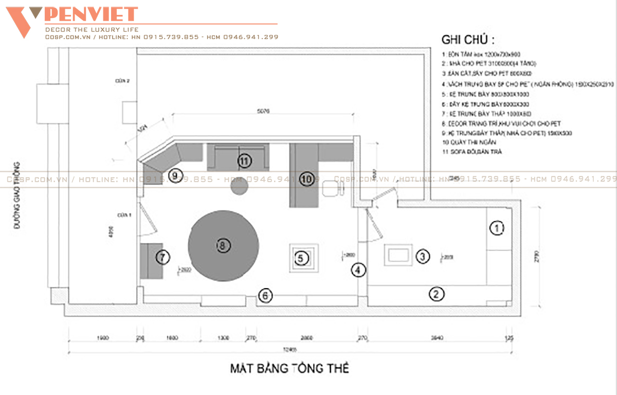 Bố trí mặt bằng khoa học khắc phục hạn chế diện tích nhỏ hẹp