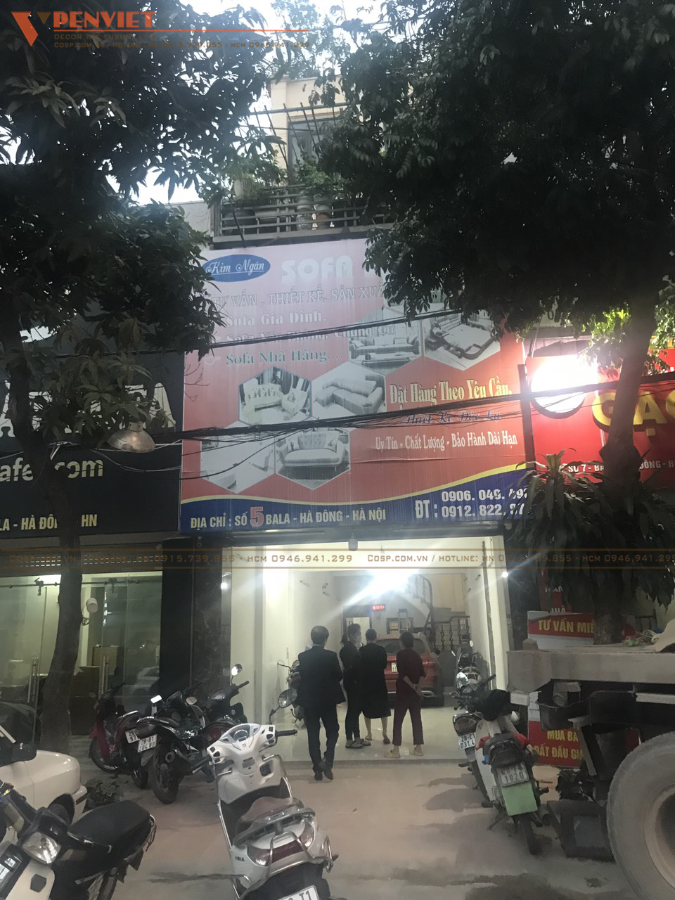 Hiện trạng mặt bằng kinh doanh