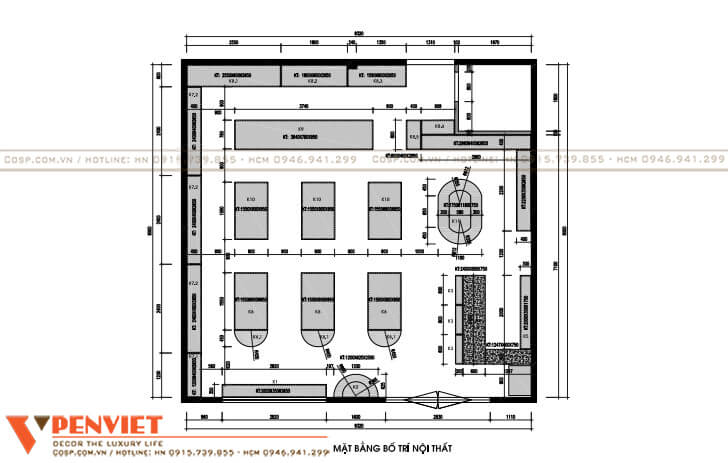 Bố trí mặt bằng shop mẹ và bé khoa học
