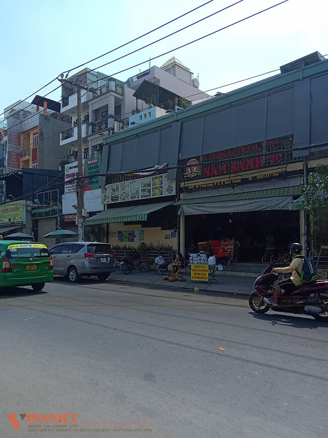 Cửa tiệm có vị trí vô cùng thuận lợi