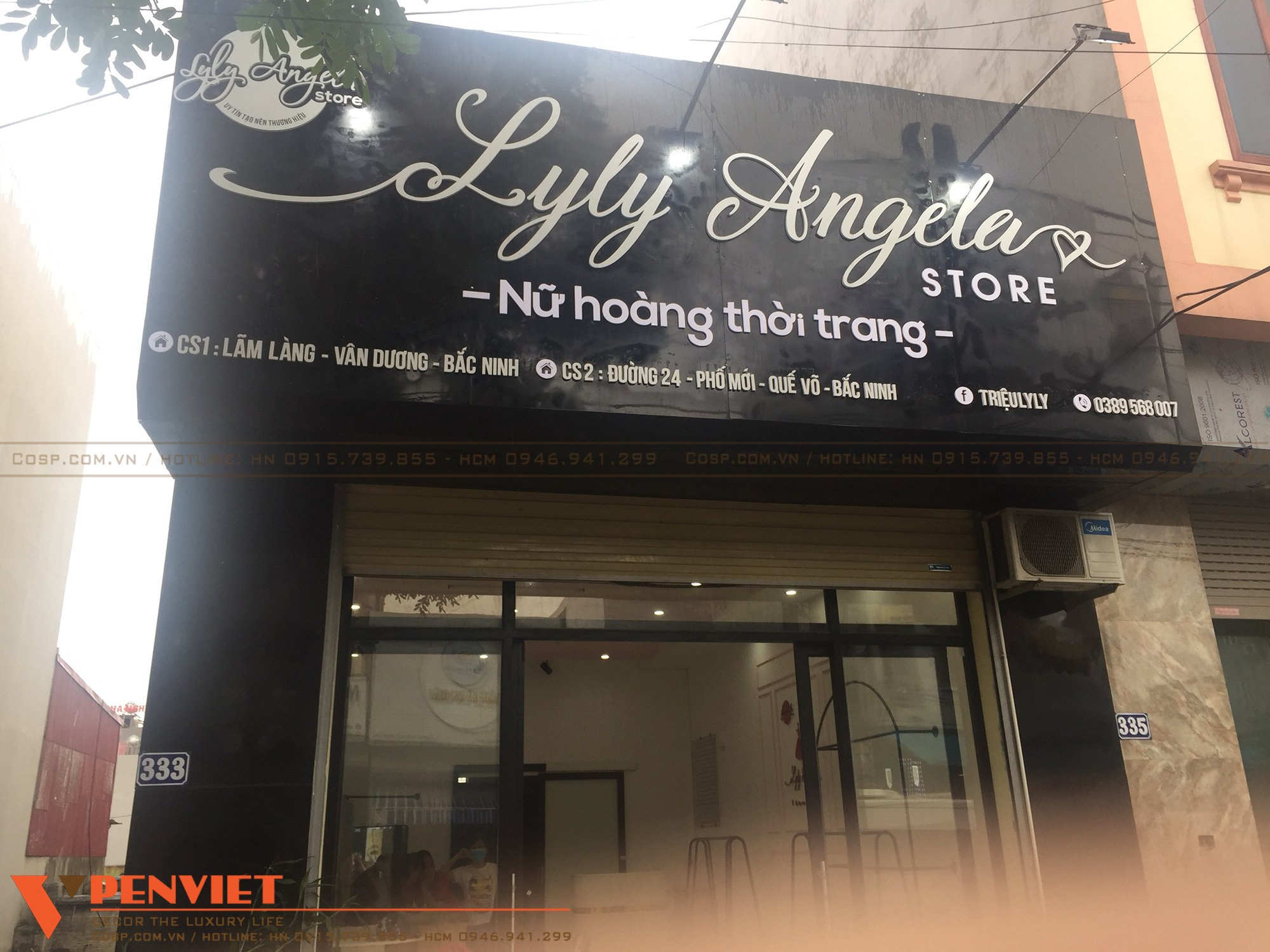 Mặt bằng hiện có đang được sử dụng để kinh doanh hàng thời trang