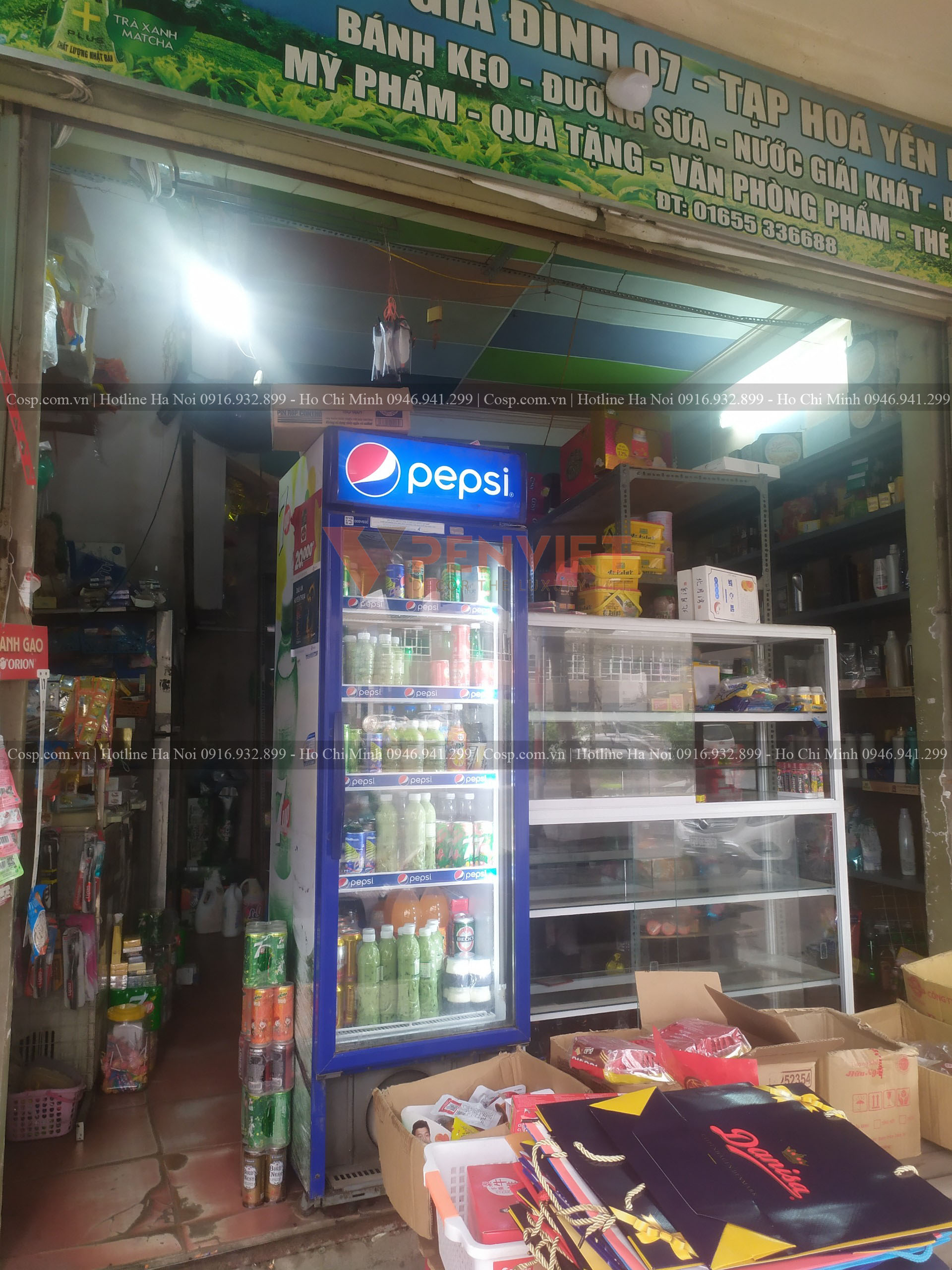 Hiện trạng công trình thiết kế shop mỹ phẩm Chị Lan - 1