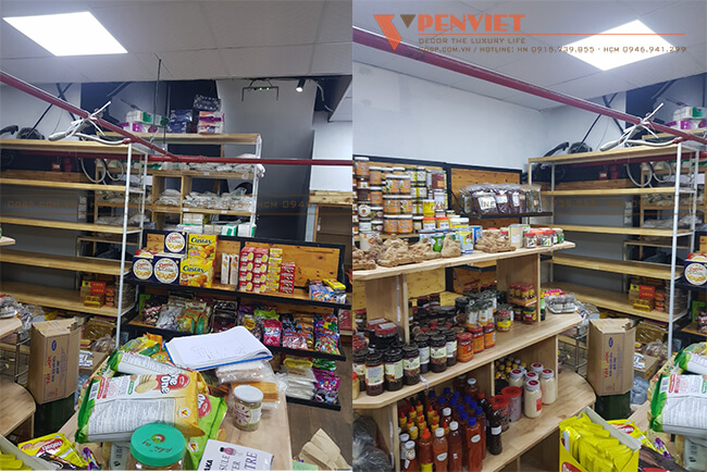 Không gian thiếu chuyên nghiệp của cửa hàng