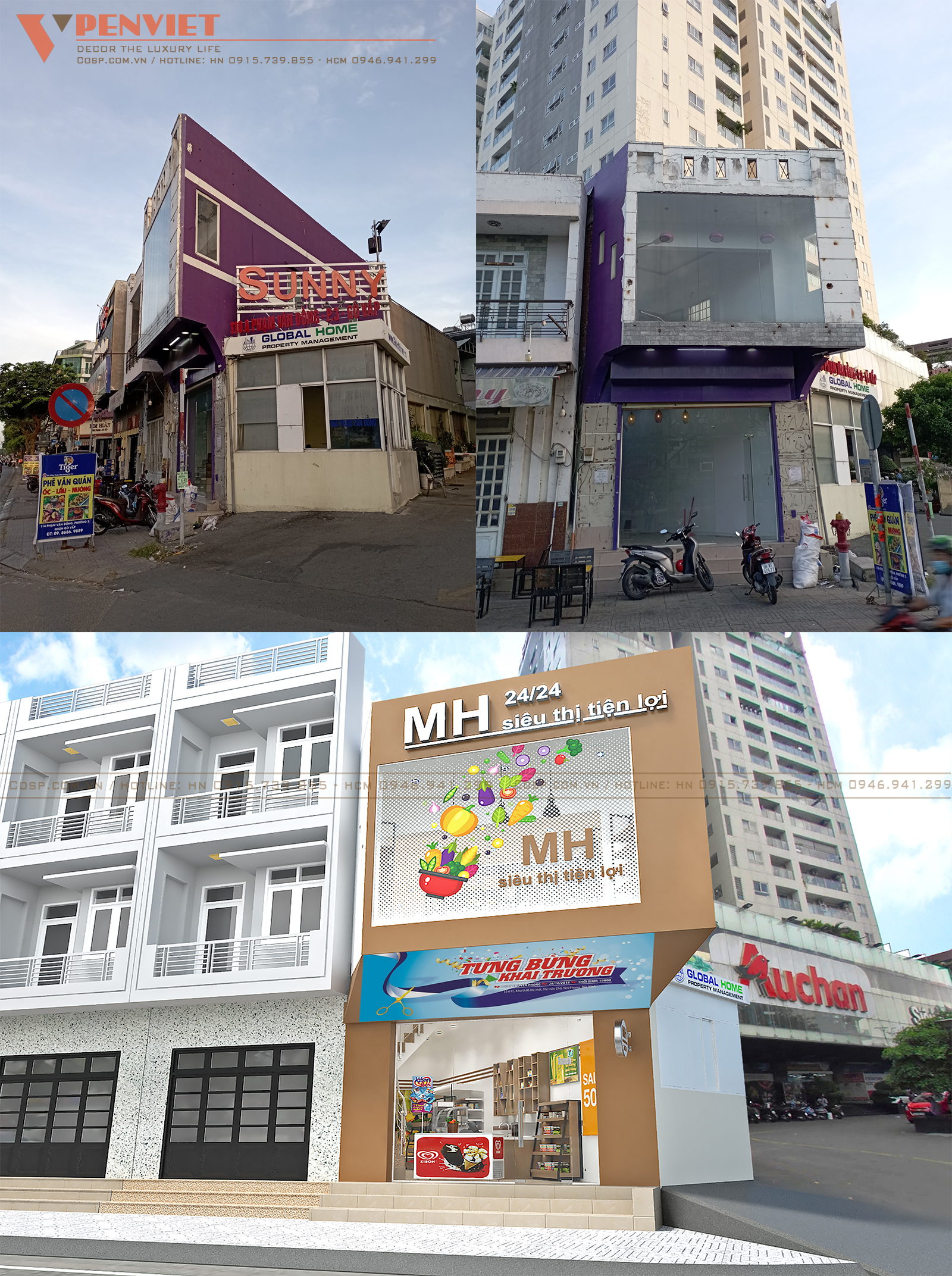 Tạo dựng diện mạo nổi bật cho siêu thị tiện lợi MH