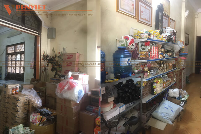 Mặt bằng nhỏ hẹp và bài trí thiếu khoa học