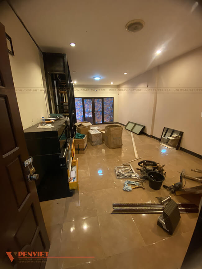 Hiện trạng mặt bằng trước khi thi công