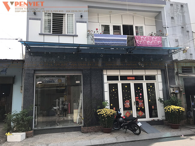 Mặt bằng 35m2 được chị Thảo tận dụng để mở một spa mini