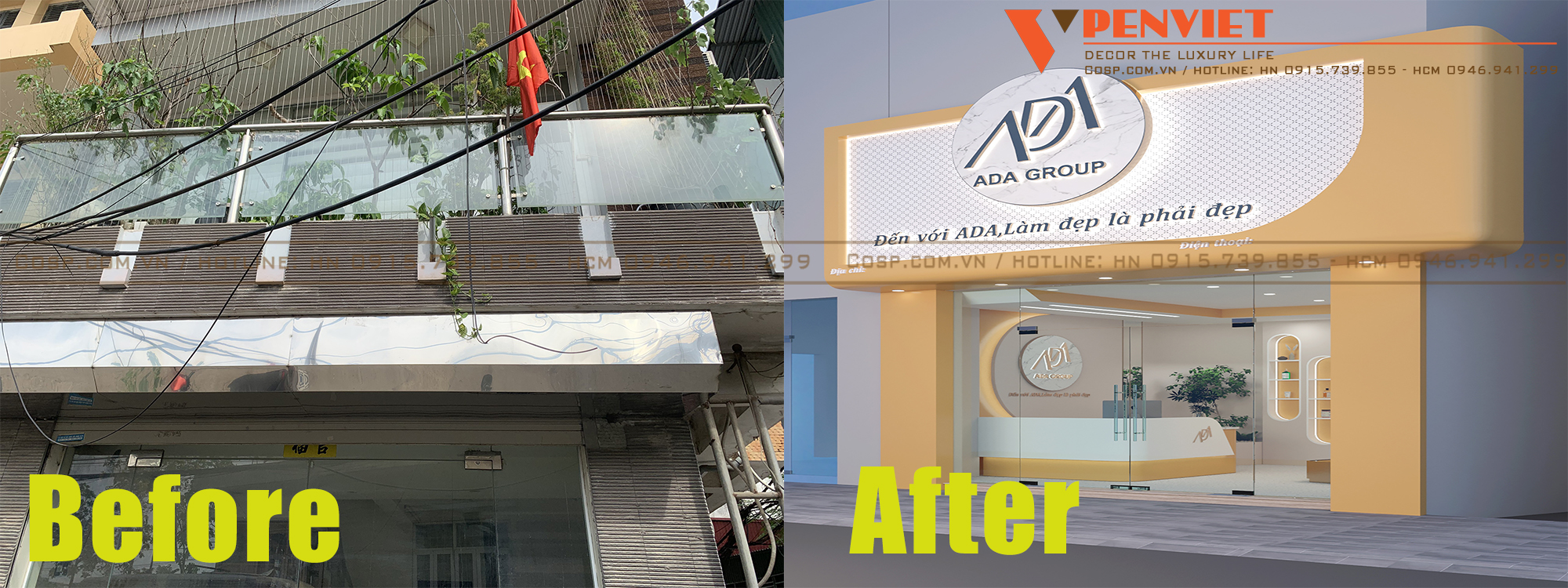 Sự lột xác của spa Ada Group