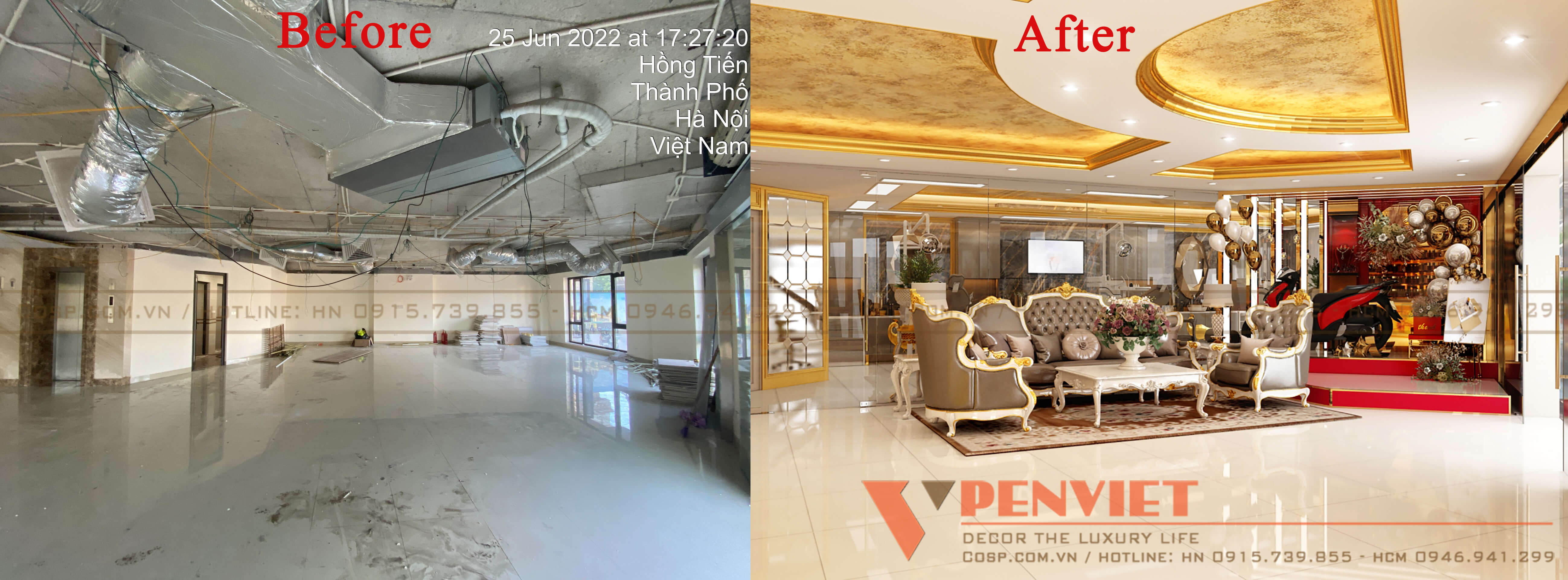 Sử dụng màu sắc đặc trưng của phong cách Tân Cổ Điển