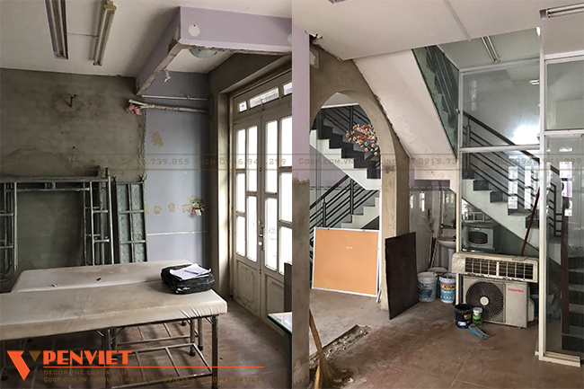 Hiện trạng mặt bằng spa