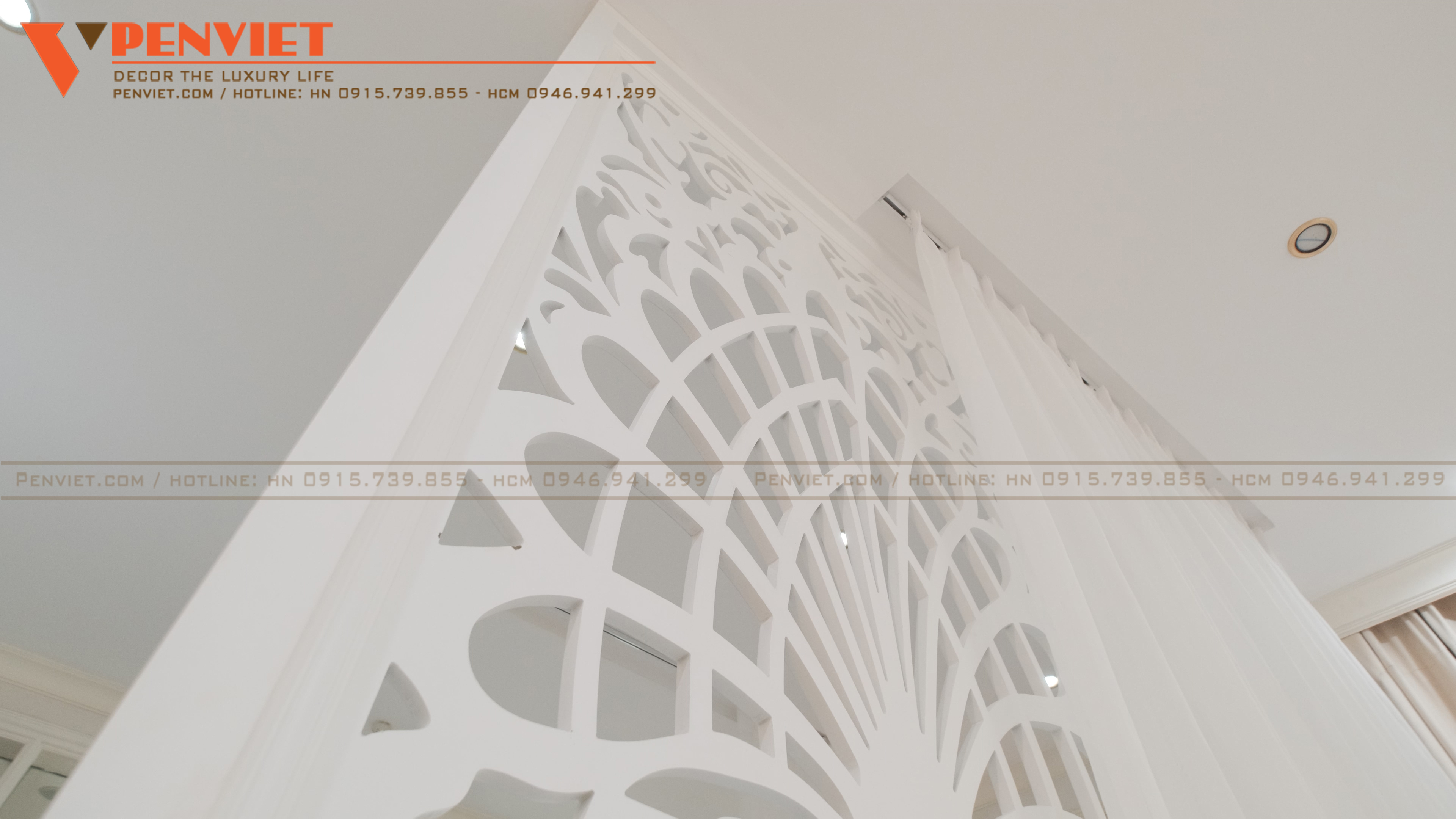 Sử dụng vách ngăn phân chia không gian