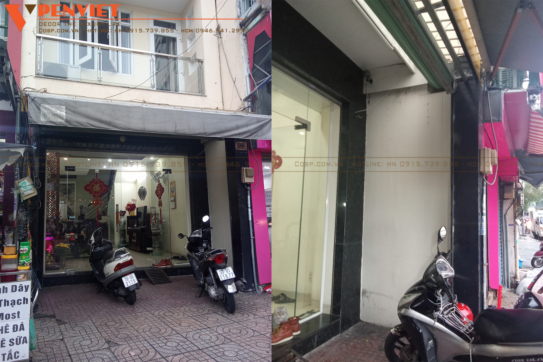 Hiện trạng mặt bằng kinh doanh