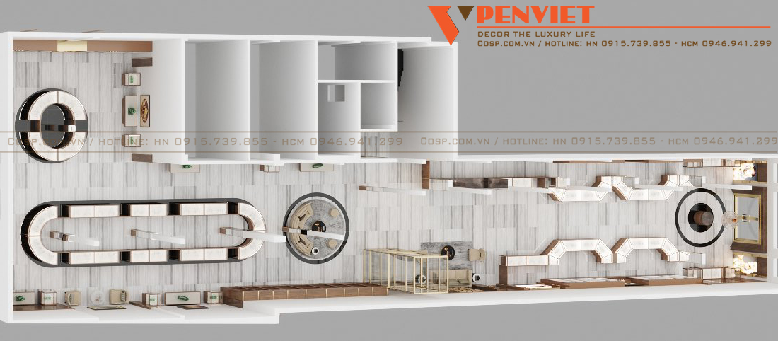 Bố trí mặt bằng tầng 1