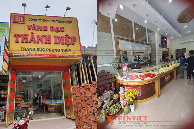 Không gian cửa tiệm cũ