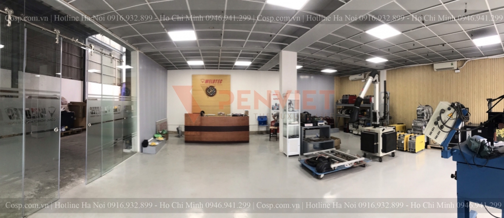 Hiện trạng showroom thiết bị hàn cắt trước khi thiết kế
