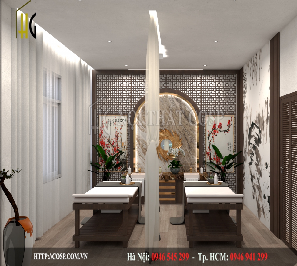 Thiết kế nội thất spa tại Penviet