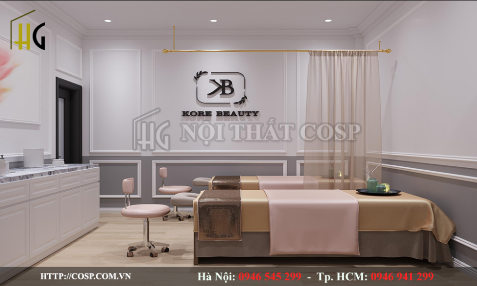 Thiết kế phòng massage theo mô hình spa mini