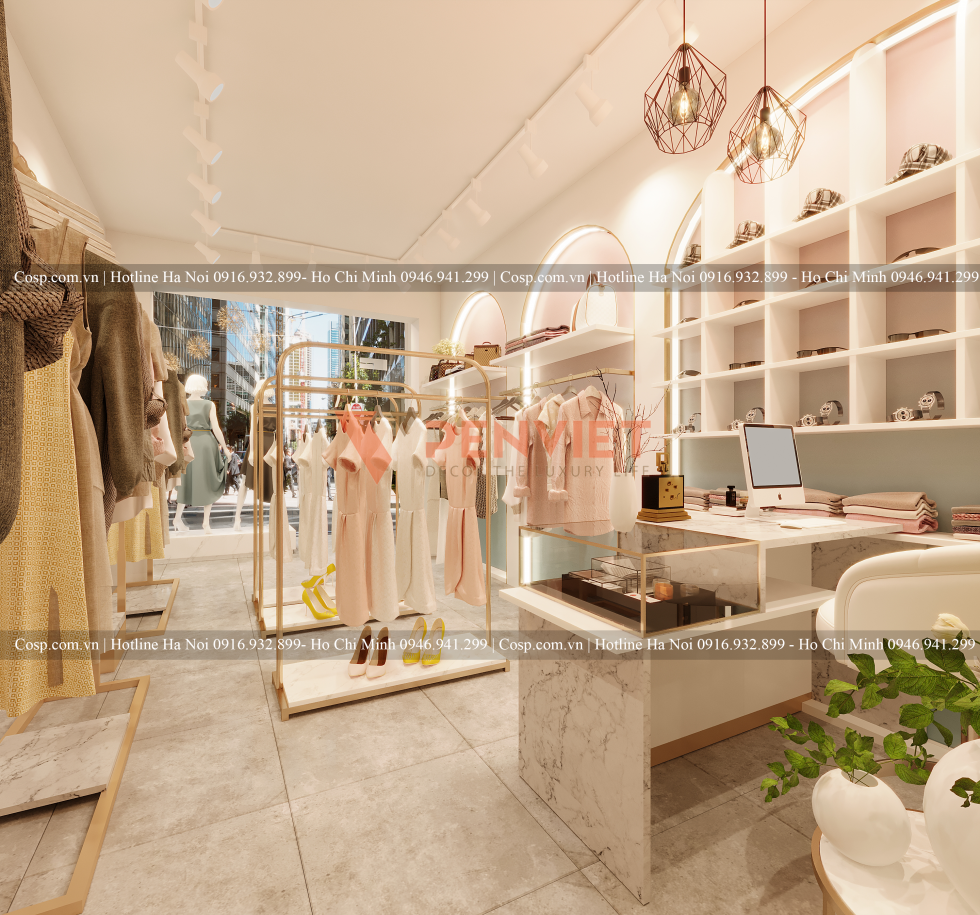 lua chon den trang tri shop thoi trang hieu qua 1