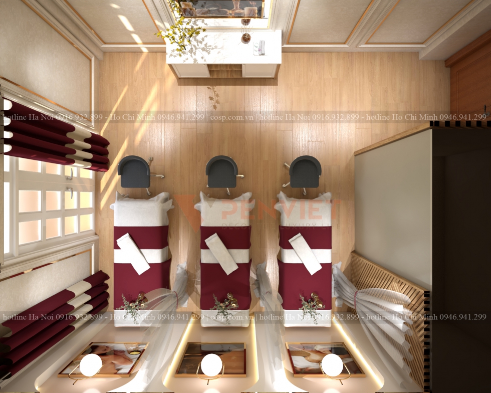 Mẫu thiết kế spa 40m2