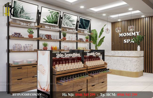Mẫu thiết kế nội thất spa Mommy đẹp